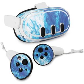 MightySkins Skin Compatible with Meta Quest 3 - Vibrant Smoke | Protective, Durable, and Unique Vinyl Decal wrap Cover | Easy to Apply, Remove, and Change Styles
