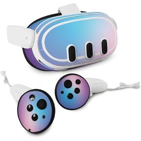 MightySkins Skin Compatible with Meta Quest 3 - Royal Haze | Protective, Durable, and Unique Vinyl Decal wrap Cover | Easy to Apply, Remove, and Change Styles