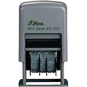 ختم تاريخ مطاطي لامع ذاتي التحبير - S-300 - حبر أسود (42510-K) الموديل: S300 متجر مستلزمات المكاتب