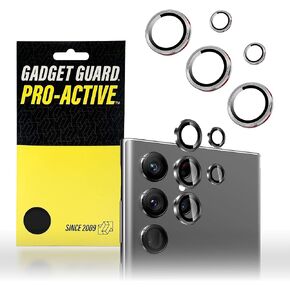 Gadget Guard Pro-Active Camera Protector (Silver) - Compatible with Samsung Galaxy S23 Ultra
