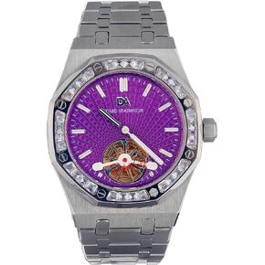DA Royalty Watches Automatic Tourbillon Movement Chronograph 316 Stainless Steel, Peorple Dial, Movement, AP Style Men's Watch, Diamond Crystal Bezel