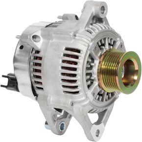 New Alternator Compatible With 1999-2000 For Dodge For Durango 1999-2001 For Dodge For Ram 1500 1999-2000 For Dodge For Ram 1500 Van High Output Alternator Replace 13824, AND0129, 113364