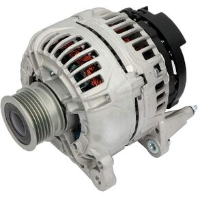 Alternator Compatible for Volkswagen for Jetta 2005-2009 for Volkswagen for Rabbit 2006-2009, 140 Amp/12 Volt High Output Alternator ABO0402 0-124-525-062 11254 ABO0402