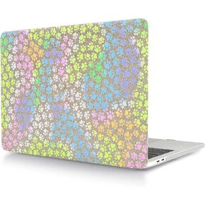 Laptop Case Compatible with New MacBook Pro 13 inch 2020 2019 2018 2017 2016 Release M1 A1706 A1708 A1989 A2159 A2251 A2289 A2338, Protective Plastic Colorful Thin Hard Laptop Cover - Green