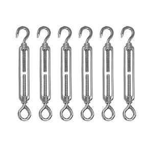 String Light Hanging Kit，304 Stainless Steel Turnbuckle Wire Tensioner Kit, Cable Rope Kit, Outdoor Light Guide Wire  for Cables Wire,Garden Wire,Fence Wire