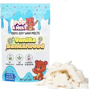 Vanilla Sandalwood Wax Melts - 100% Soy Wax - Scented Wax
