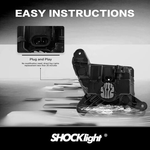 LED Fog Lights Compatible with 2019-2022 Chevy Silverado 1500 2500HD 3500HD, A Pair Of Fog Lights With Daytime Running Lights and Turn Signal Lights in Kuwait