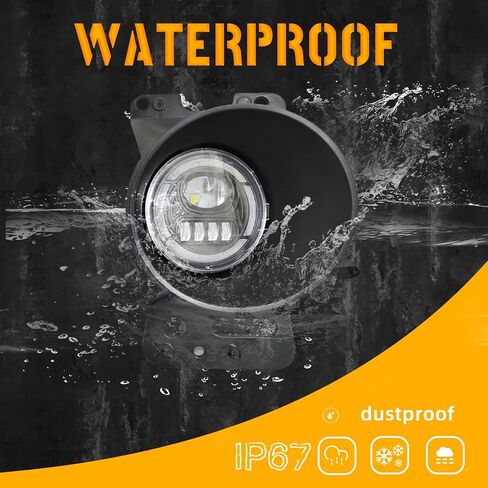 LED مع مصابيح الضباب DRL متوافقة مع [2006 2007 2008] Ford F-150/ [2006 2007 2008 2010] زوج مصابيح الضباب للقيادة لينكولن مارك LT (LED) in Kuwait