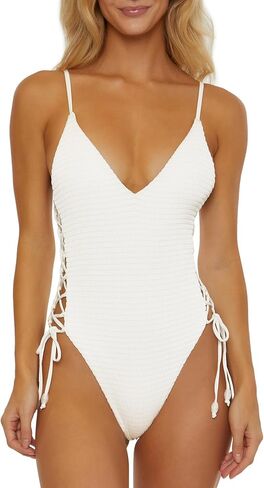 ISABELLA ROSE Women's Standard Maza Maillot One Piece Swimsuit, Plunge Neck, Bathing Suits in Saudi Arabia