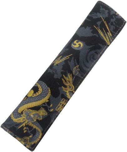 Enyuwlcm Fabric Fountain Pen Case Single Pen Sleeve Holder for Pocket Vintage Pen Cover Black Dragon 1 Pack in Saudi Arabia