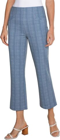 Liverpool Women's Stella Kick Flare Mid-Rise Herringbone Stripe Knit 25" in Kuwait