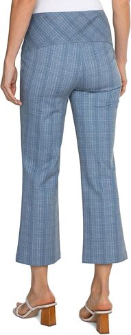 Liverpool Women's Stella Kick Flare Mid-Rise Herringbone Stripe Knit 25" in Kuwait