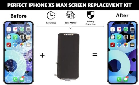 استبدال شاشة LCD لجهاز iPhone Xs Max، شاشة الهاتف المحمول، أجزاء إصلاح شاشة LCD تعمل باللمس الرئيسية لشاشة iPhone Xs Max التي تعمل باللمس in Saudi Arabia