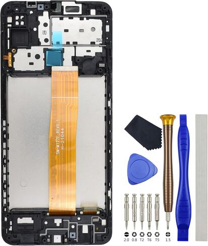 استبدال مجموعة شاشة LCD كاملة تعمل باللمس لهاتف Samsung Galaxy M12 SM-M127F مع إطار الشاشة ومجموعة الأدوات باللون الأسود 6.5 بوصة in Saudi Arabia