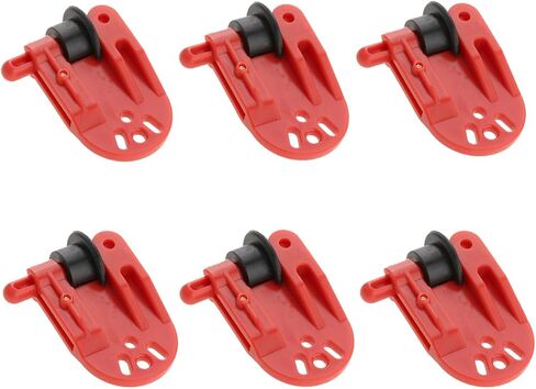 6piece SAMS Pro Release Clip, Sam's Pro Planer Board Release Fishing Clip Downrigger Clips for Off Shore Tackle Trolling Offshore Kites Fishing (Red) in Saudi Arabia