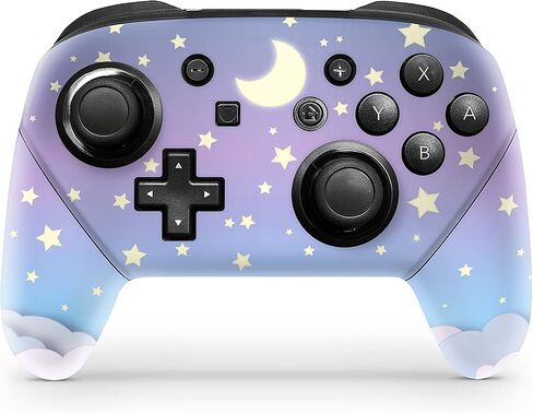 Tacky design Clouds, Pastel Purple Sky Moon Skin for Nintendo Switch Vinyl 3m Sticker Full wrap Cover in Saudi Arabia