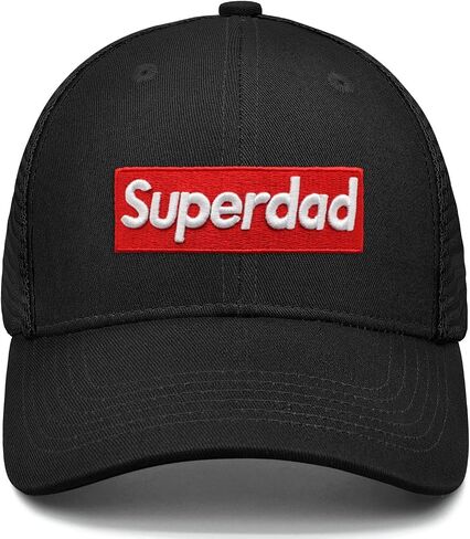 Super Father Dad Hat Father's Day Birthday Gifts for Dad from Son Daughter Wife Best Dad Ever Hats in Saudi Arabia