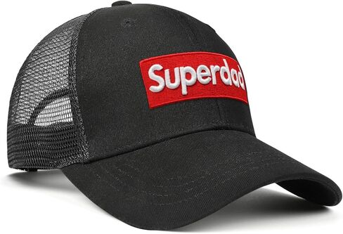 Super Father Dad Hat Father's Day Birthday Gifts for Dad from Son Daughter Wife Best Dad Ever Hats in Saudi Arabia