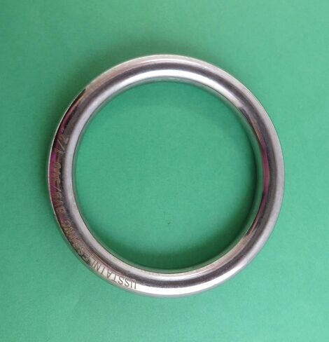 الولايات المتحدة الفولاذ المقاوم للصدأ 316 حلقة مستديرة ملحومة 1/2 "× 3" (12 مم × 75 مم معرف) البحرية الصف in Kuwait