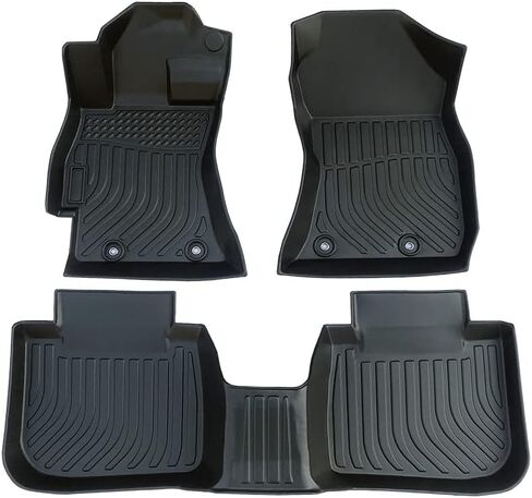 Cartist Custom Fit for Floor Mats Subaru Outback/Legacy 2015-2019 All Weather Floor Liners 1st and 2nd Row 3D TPE Heavy Duty Waterproof Carpet Cover in Saudi Arabia