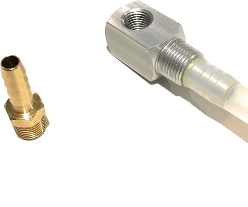 REPLACEMENTKITS.COM أنبوب التقاط الوقود مقاس 12 بوصة وخط الوقود النحاسي يناسب خزانات الغاز البحرية القياسية العالمية للقوارب، وأنبوب البولي إيثيلين مع مصفاة in Saudi Arabia