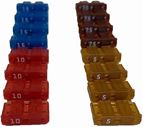 Truck Upfitters 250 قطعة مجموعة متنوعة من صمامات الشفرات للسيارات والشاحنات وRVs والمقطورات وسيارات الدفع الرباعي. متوافق مع 6 صمامات شفرات شائعة، بما في ذلك Maxi وMedium وMini وLo-Pro Mini وMicro2 وMicro3 in Kuwait