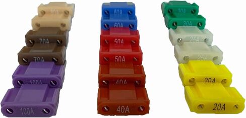 Truck Upfitters 250 قطعة مجموعة متنوعة من صمامات الشفرات للسيارات والشاحنات وRVs والمقطورات وسيارات الدفع الرباعي. متوافق مع 6 صمامات شفرات شائعة، بما في ذلك Maxi وMedium وMini وLo-Pro Mini وMicro2 وMicro3 in Kuwait