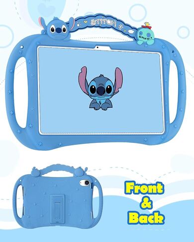حافظة عصرية ممتعة لجهاز iPad الجيل العاشر 10.9 بوصة تصميم لطيف ثلاثي الأبعاد لشخصية كرتونية Kawaii Cool Fun Anime للفتيات البنات والأولاد والمراهقين لحافظات Apple i Pad 10th Gen أغطية ناعمة مع حزام حامل وحبل in Saudi Arabia