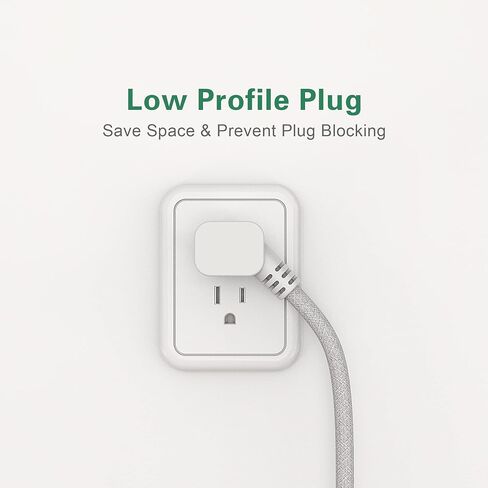 Yata Power Strip 3 Outlet 5FT Extension Cord مع USB وType C منافذ شحن محمولة للسفر in Saudi Arabia