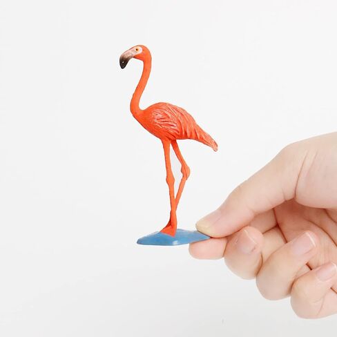 قطعتان من زخارف الفلامنغو الوردية الصغيرة، تماثيل راتنج لطيفة، ديكور منزلي، غطاء كعكة عيد ميلاد الزفاف وديكور الحفلات in Kuwait