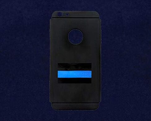 Fundraising For A Cause | Blue Line Heart Stickers - Police Support Stickers for Car Bumpers, Office Doors, Cell Phones and More (250 Stickers) in Saudi Arabia