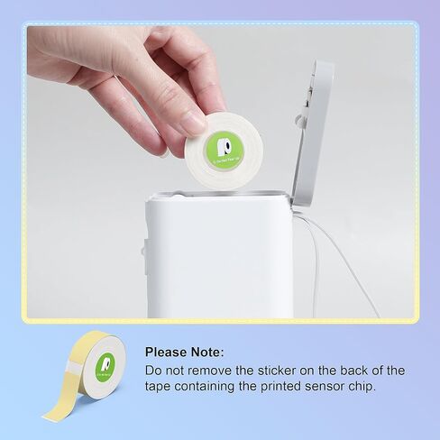 P21 Label Maker Tape Black on White 14x40mm(0.55"x1.57"), Adapted NELKO P21 Label Printer Paper Standard Laminated 180 Labels/Roll, White Label Tape Use for Office, School and Home - 3 Rolls in Kuwait