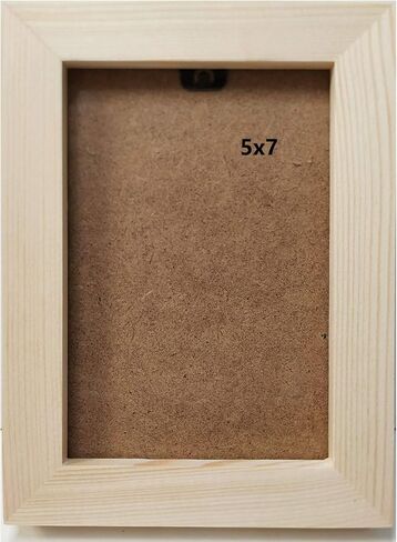 إطار صور NC 5x7 إطار من الخشب الصلب. حماية البيئة، بدون طلاء. مادة لوحة الحماية البلاستيكية. عرض الحائط أو الطاولة. in Saudi Arabia