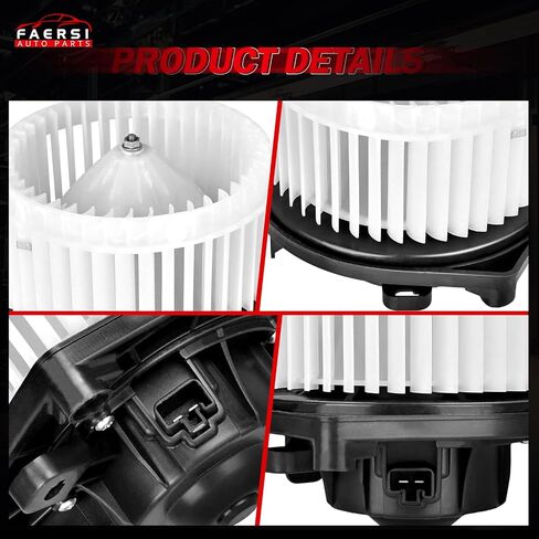 محرك منفاخ سخان بلاستيكي FAERSI HVAC مع قفص مروحة متوافق مع Toyota Tacoma 2005-2015 يستبدل 87103-04043 615-50129 700188 مجموعة منفاخ in Saudi Arabia