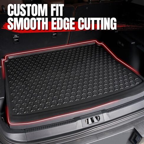 HAKA TOUGH Cargo Liner for 2021 2022 2023 Ford Bronco Sport, Trunk Slush Mats All Weather Custom Fit TPE Material Protection Accessories Full-Size Spare Tire (NOT FITS Bronco) in Saudi Arabia