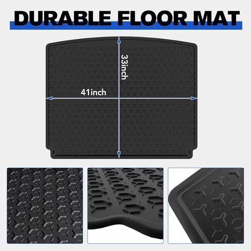 HAKA TOUGH Cargo Liner for 2021 2022 2023 Ford Bronco Sport, Trunk Slush Mats All Weather Custom Fit TPE Material Protection Accessories Full-Size Spare Tire (NOT FITS Bronco) in Saudi Arabia
