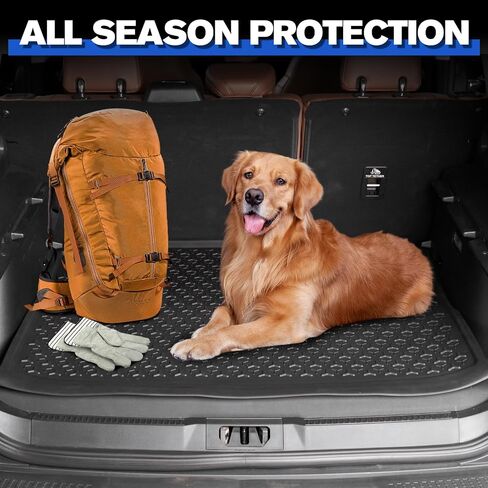 HAKA TOUGH Cargo Liner for 2021 2022 2023 Ford Bronco Sport, Trunk Slush Mats All Weather Custom Fit TPE Material Protection Accessories Full-Size Spare Tire (NOT FITS Bronco) in Saudi Arabia