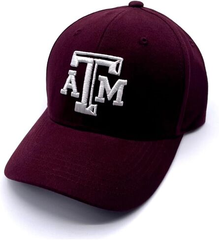 Texas Aggies Classic Edition MVP Hat Adjustable A&M Team Logo Structured Cap (Maroon) in Saudi Arabia