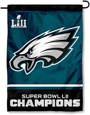 Philadelphia Eagles Super Bowl 52 LII Champions Garden Flag in Saudi Arabia