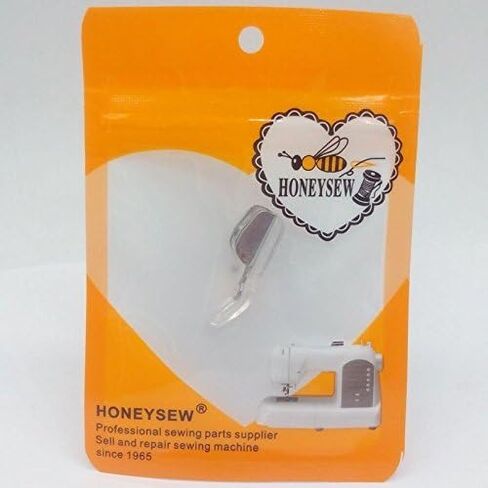 HONEYSEW NARROW PLASTIC ZIPPER FOOT SNAP ON FOR SINGER DOMESTIC SEWING MACHINE 507836 in Saudi Arabia