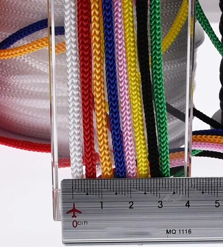 IHKFILAN 1/8Inch Polypropylene Utility Rope Drawstring Hollow Braided PP Rope,Barrier Rope String,Polypro Rope,Golf Courses,Trail Marking,Ski Slopes,Outdoor Concerts,Tie-Downs,328feet(100m) Black in Saudi Arabia