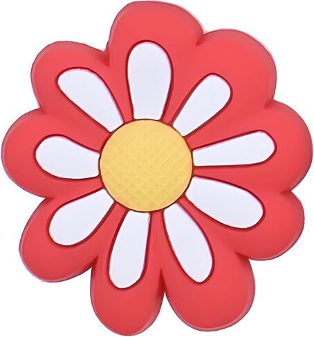 33pcs Cute Flower Shoe Charms, Shoe Decoration Charms, Waterproof Charm for Shoes Bracelet Wristband Party Favors Gifts Boys Girls Kids Adults in Saudi Arabia
