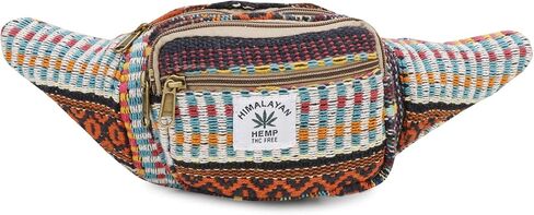 Hemp Fanny Pack & Hemp Waist Belt for Men & Women (Black) in Saudi Arabia