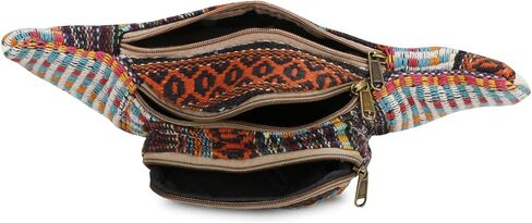 Hemp Fanny Pack & Hemp Waist Belt for Men & Women (Black) in Saudi Arabia