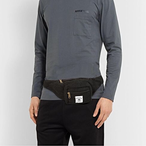 Hemp Fanny Pack & Hemp Waist Belt for Men & Women (Black) in Saudi Arabia