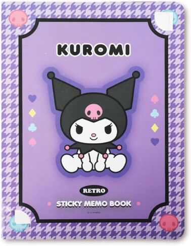 دفتر ملاحظات Kawaii، مجموعة ملاحظات لاصقة أرجوانية مقاس 6.3 * 8.26 بوصة، ملاحظات لاصقة على شكل حيوانات، لوازم ثابتة لطيفة مناسبة للمدرسة المكتبية in Kuwait