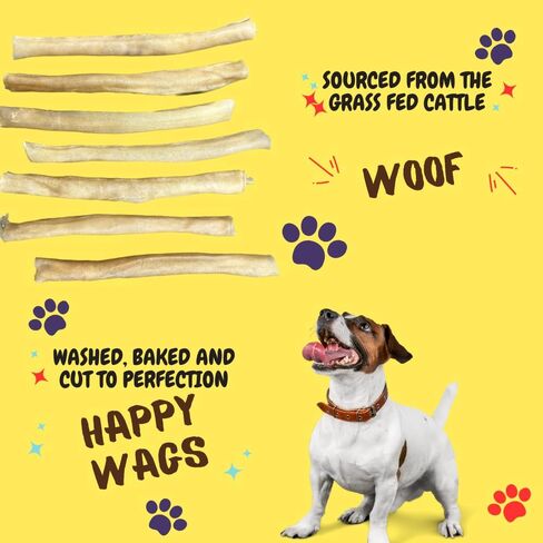 Woofley's 6 Inch Pure Collagen Sticks for Dogs (5 Count) - Collagen Chews for Dogs - Bully Stick Rawhide Alternative Dog Chews No Hide Bones for Medium & Large Dogs in Saudi Arabia
