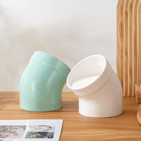Salt Cellar, Modern Ceramic Salt Pig, Salt Containers for Countertop, Sugar Container, Sugar Jar, Easy Access, Dishwasher Safe (White) in Saudi Arabia