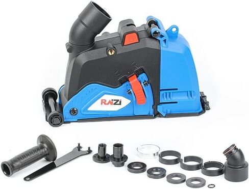 Raizi Double Cut Saw Cutting Wall Sloting Chaser Dust Shroud Dust Collection for Angle Grinder in Kuwait