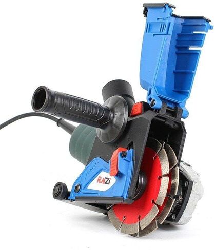 Raizi Double Cut Saw Cutting Wall Sloting Chaser Dust Shroud Dust Collection for Angle Grinder in Kuwait